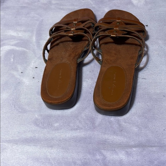 Easy Spirit Brown Sandals with Studded Straps - Picture 3 of 6